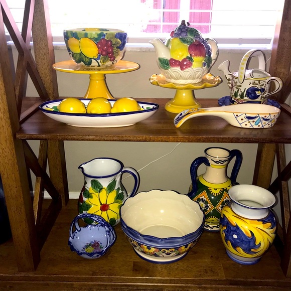 🧡 Portuguese Ceramic Watering Can 🧡 - Picture 5 of 9